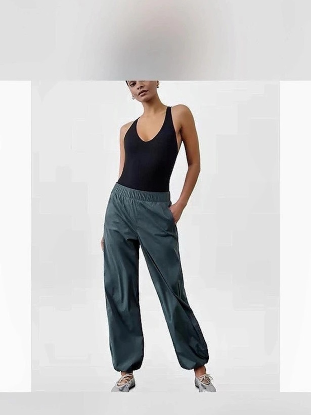 Athleta Rise Track Pants in Eden